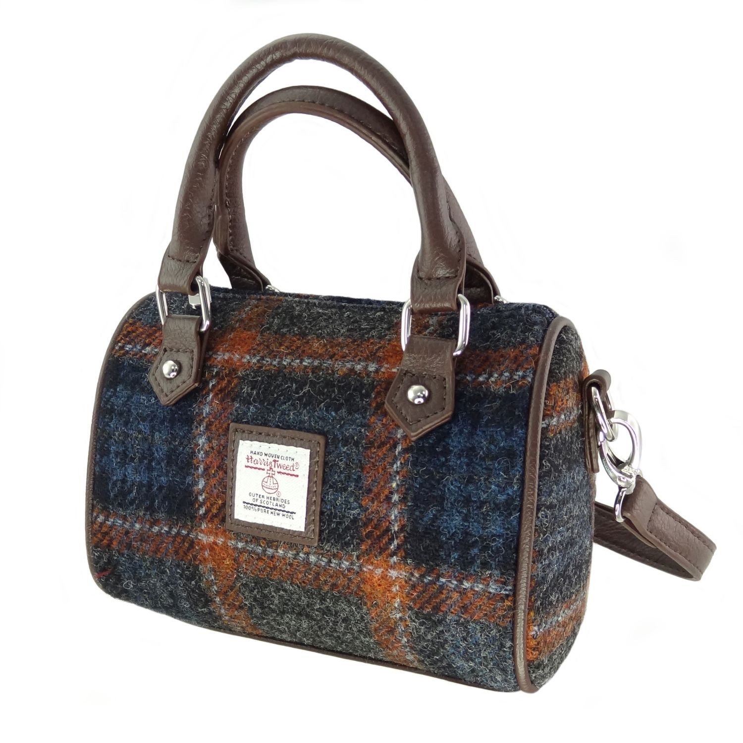 Harris Tweed Mini-Tragetasche für Damen - Wolle außen - Damen Geschenk - mehrere Tartans - Bild 191 von 270
